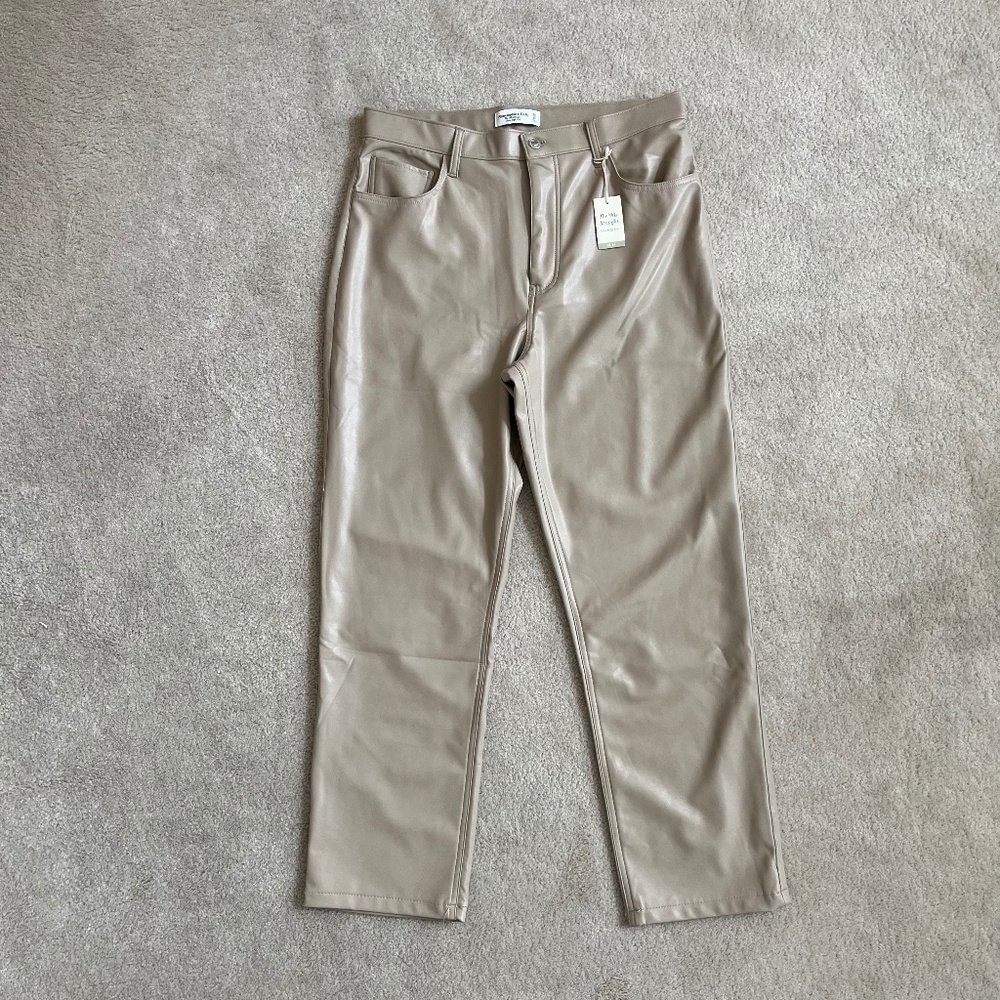 Abercrombie Vegan Leather Pants